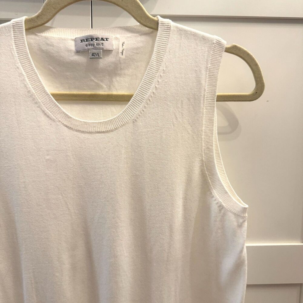 Vintage Repeat Easy Knit, Size 42/L, 60/40 Cotton Viscose, Quiet Luxury Knitwear